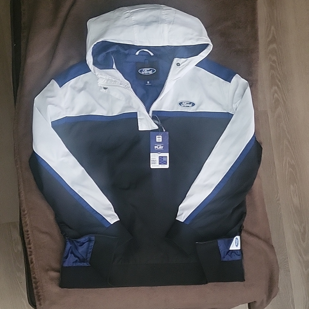 Ford Black and White Hooded Jacket